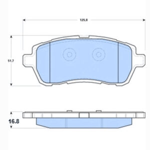 Δισκόφρενα ZTEC+ για Daihatsu,Ford,Mazda,Subaru